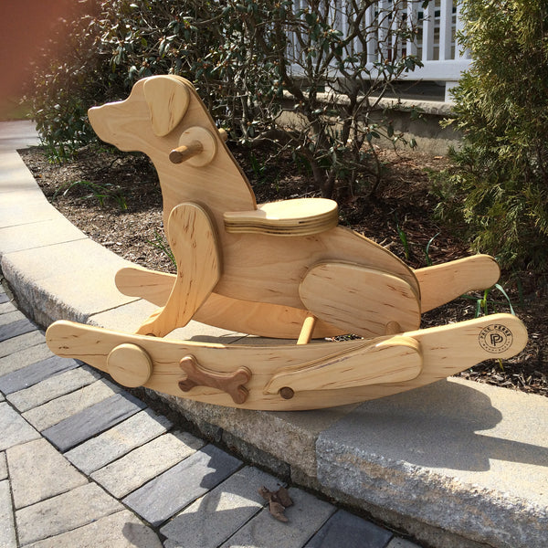 Wooden Rocking Dog // il Cane // Handmade Artisan Rocking Dog