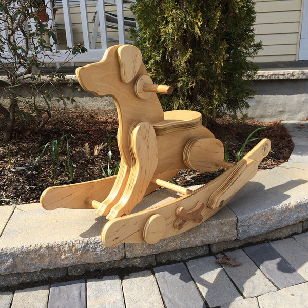 Wooden Rocking Dog // il Cane // Handmade Artisan Rocking Dog