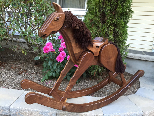 Wooden Rocking Horse // Cavallo Lavianesi // Handmade Artisan Rocking Horse