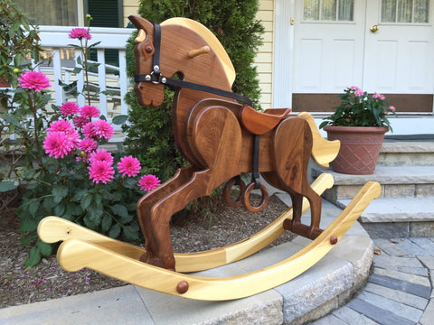 Wooden Rocking Horse // Cavallo Napolitano // Handmade Artisan Rocking Horse