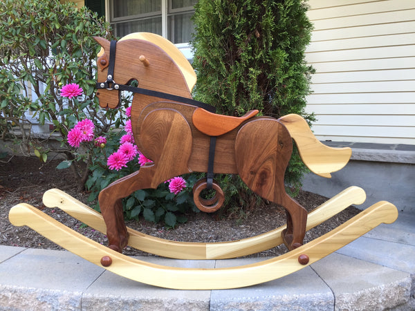 Wooden Rocking Horse // Cavallo Napolitano // Handmade Artisan Rocking Horse