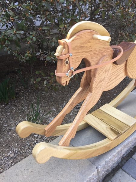 Wooden Rocking Horse // Cavallo Tuscano // Handmade Artisan Rocking Horse