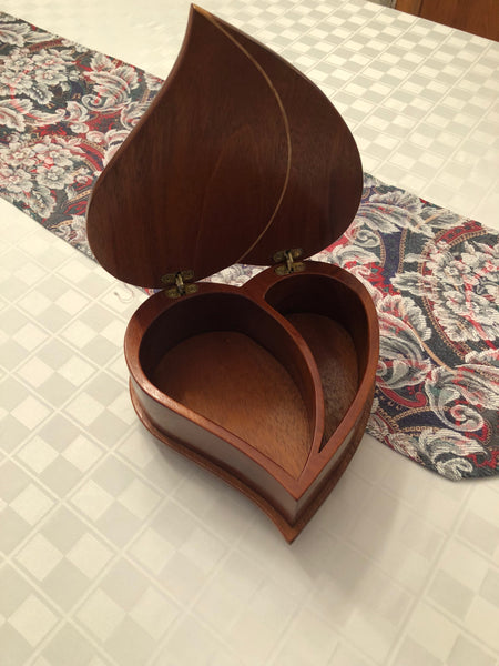 Heart Jewelry Box // Handmade Heart-Shaped Jewelry Box // Bohemian // Handcrafted // Artisan Jewelry Box