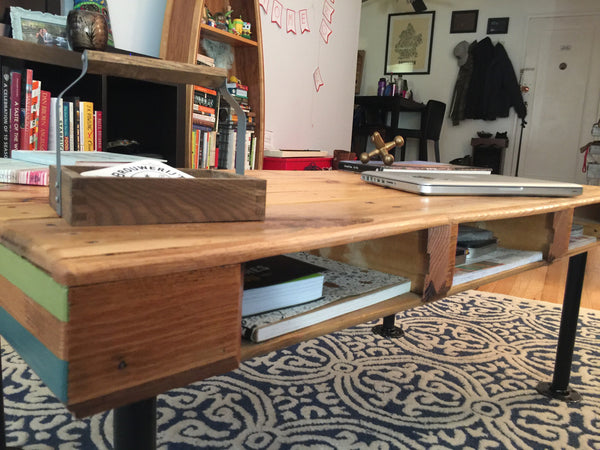 Upcycled Pallet Coffee Table // il tavolo bancale da caffè